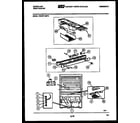 Frigidaire FCDWF135E2 lighting and control parts diagram