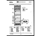 Frigidaire FCDWF135E2 shelves and supports diagram