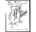 Frigidaire FPE21TFH2 cabinet parts diagram