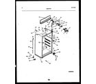 Frigidaire FPD17TPL0 cabinet parts diagram