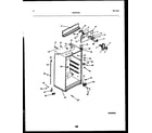 Frigidaire FPD17TPL0 cabinet parts diagram