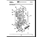 Frigidaire FPCEW24VWPW0 cabinet parts diagram