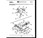 Frigidaire FPCEW24VWPW0 refrigerator control assembly, damper control assembly and f diagram