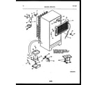 Frigidaire FPD14TPLL0 system and automatic defrost parts diagram