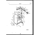 Frigidaire FPD17TFH1 cabinet parts diagram