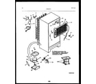 Frigidaire FPD17TFH1 system and automatic defrost parts diagram