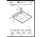 Frigidaire REGS39WNW4 cooktop parts diagram