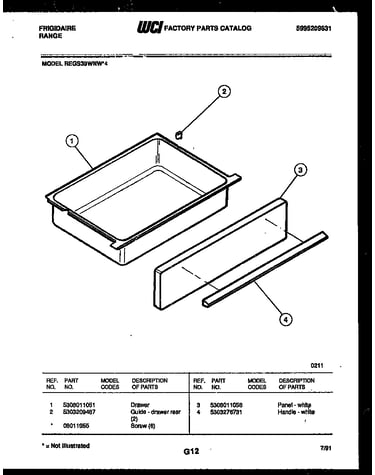 Drawer parts