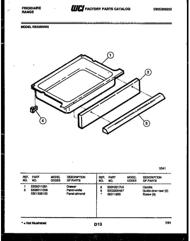 Drawer parts