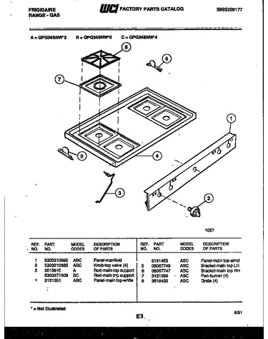 Cooktop parts
