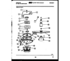 Frigidaire DW1100PW1 motor pump parts diagram
