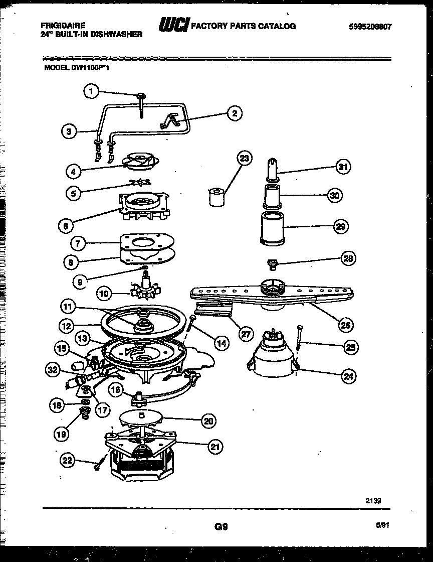 Motor pump parts