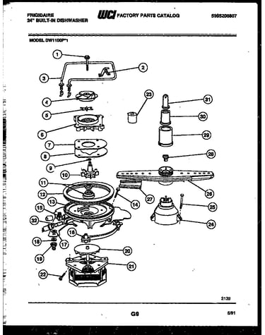 Motor pump parts