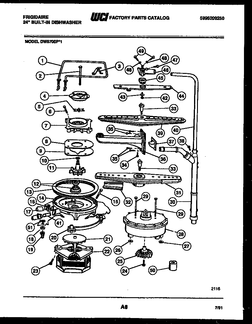 Motor pump parts