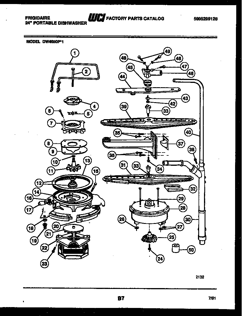 Motor pump parts