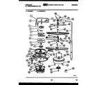 Frigidaire DW4600PW1 motor pump parts diagram