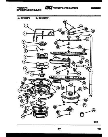 Motor pump parts