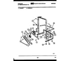 Frigidaire DW4600PW1 power dry and motor parts diagram