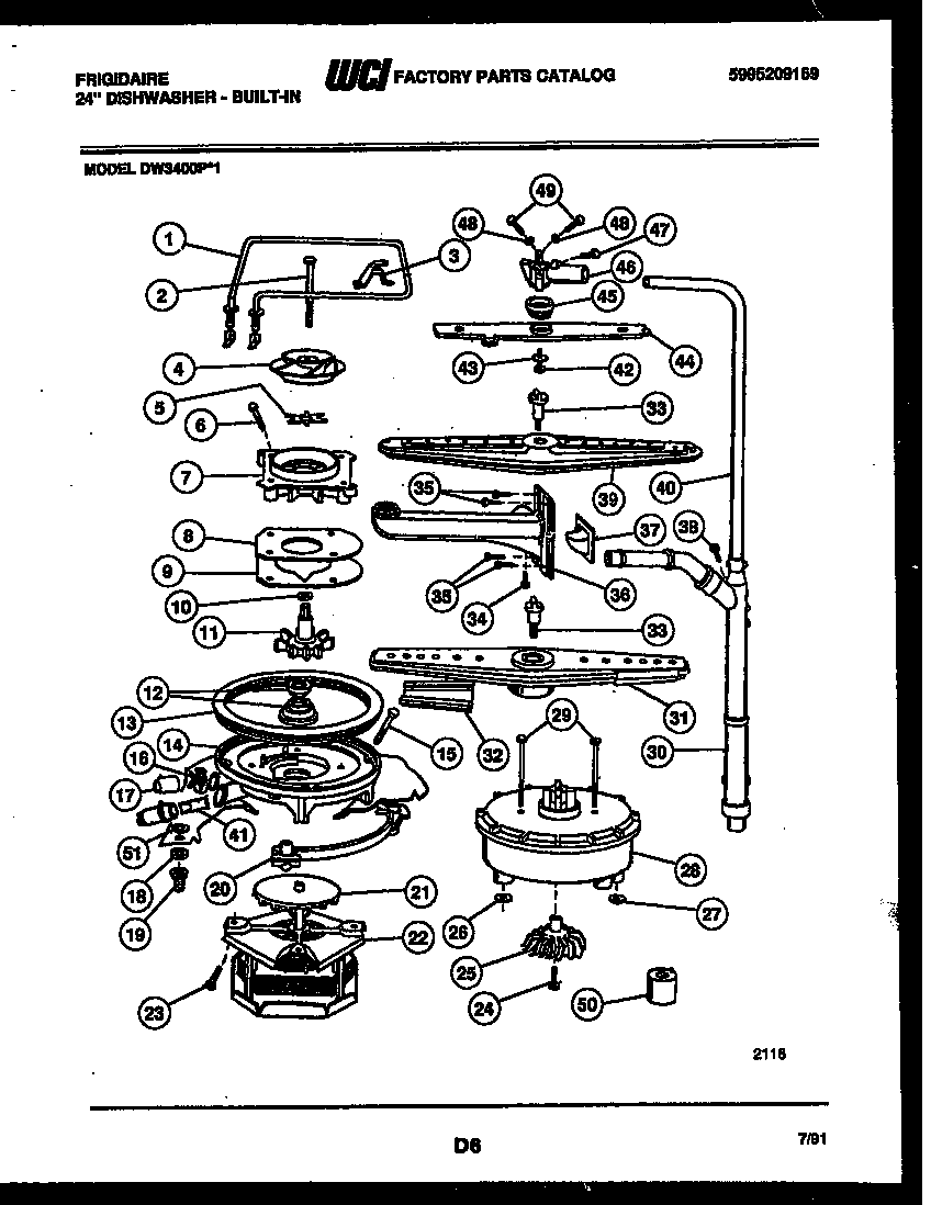 Motor pump parts
