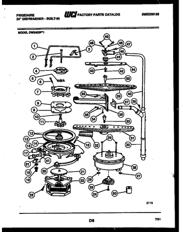 Motor pump parts
