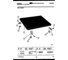 Frigidaire DW2558PW1 top parts diagram