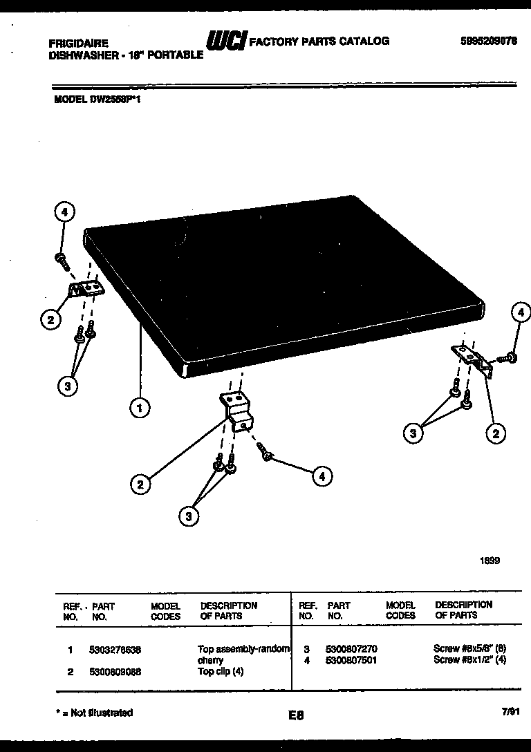Top parts