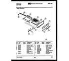 Frigidaire GCG34BNL3 broiler drawer parts diagram