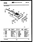 Broiler drawer parts