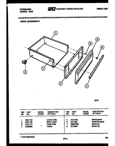 Drawer parts
