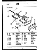 Broiler drawer parts