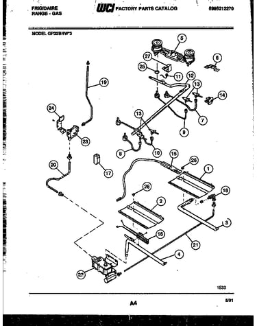 Burner, manifold and gas control