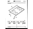 Frigidaire RG34NL2 cooktop parts diagram
