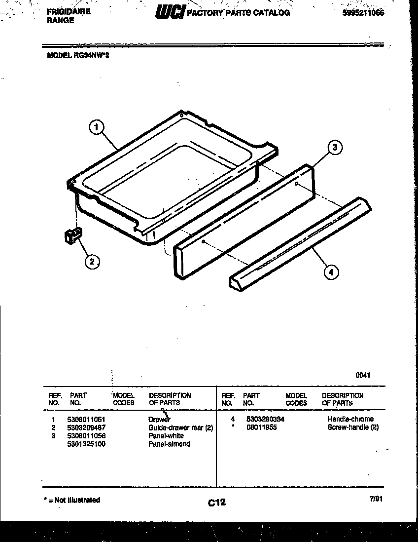 DRAWER PARTS