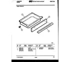 Frigidaire RG34NL2 drawer parts diagram