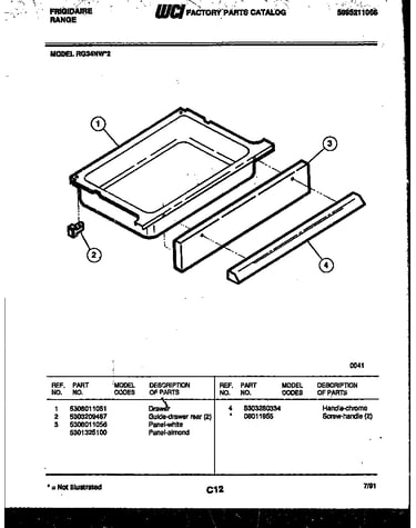 Drawer parts