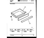 Frigidaire REG433MNW2 drawer parts diagram