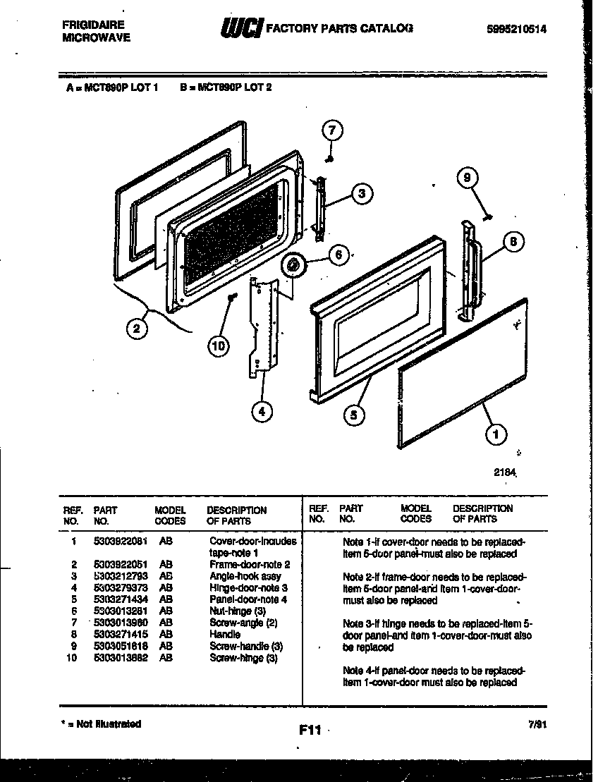 Door parts