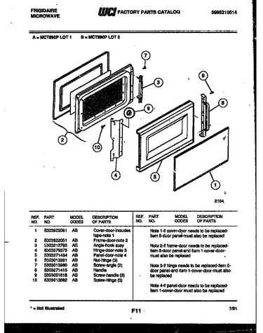 Door parts