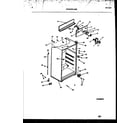 Kelvinator GTN160BK0 cabinet parts diagram