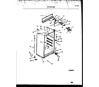 Frigidaire GTN160WK0 cabinet parts diagram