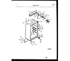 Frigidaire GTLI142HK0 cabinet parts diagram
