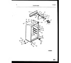 Frigidaire GTNI142WK0 cabinet parts diagram