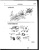 Ice maker and installation parts