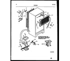 Frigidaire ATL152BK0 system and automatic defrost parts diagram