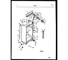 Frigidaire FPS21TPL0 cabinet parts diagram