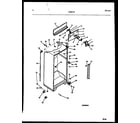 Frigidaire FPS21TPW0 cabinet parts diagram