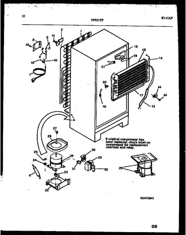 System and automatic defrost parts