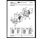 Frigidaire A08LE2N2 air handling parts diagram