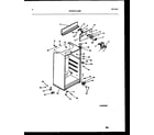 Frigidaire GTN142WK0 cabinet parts diagram
