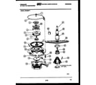 Frigidaire DW2508PW1 motor pump parts diagram